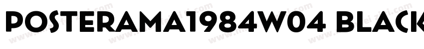 posterama1984w04 black字体转换